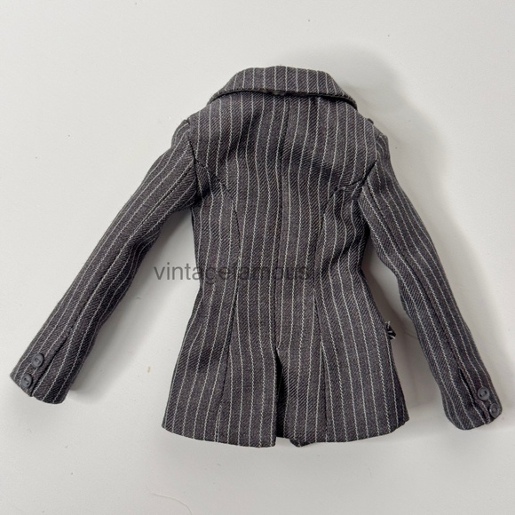 Integrity Toys Pinstripe Jacket Blazer Fashion Royalty Gray Stripes VIP Section - Picture 2 of 5